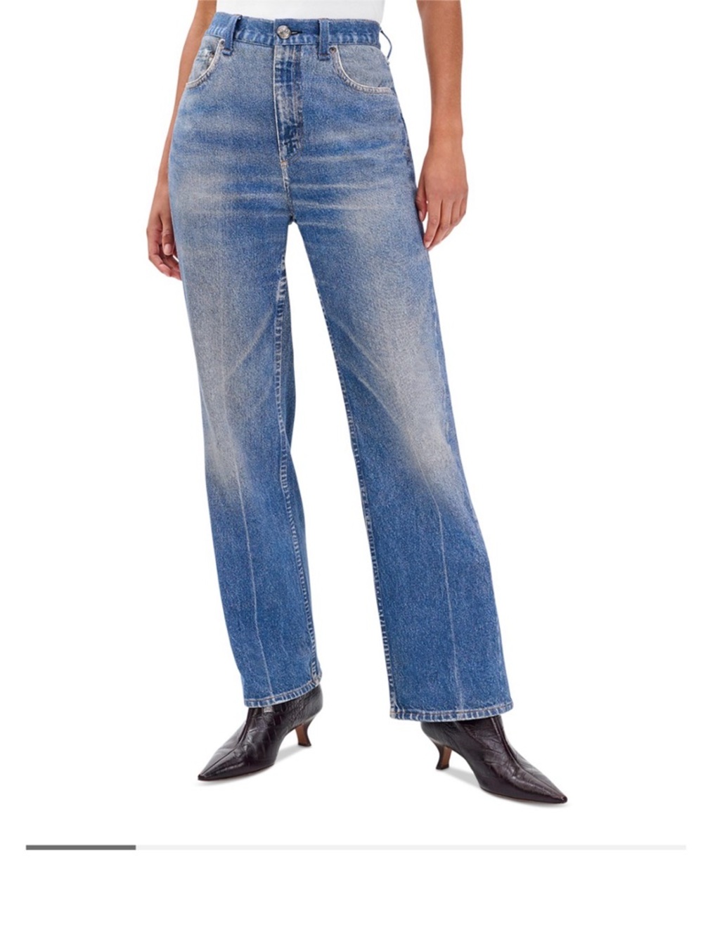 rb Miramar Shea High-Rise Relaxed Straight Sweatpant Jeans